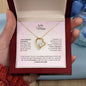To My Mom | You Will Always Be My Caring Mother - Forever Love Necklace