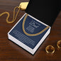 To My Amazing Dad | Cuban Link Chain
