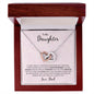 To My Daughter | Interlocking Hearts necklace