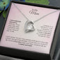 To My Mom | You Will Always Be My Caring Mother - Forever Love Necklace
